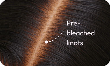 Pre-bleached knots