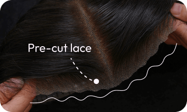Pre-cut lace